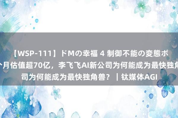 【WSP-111】ドMの幸福 4 制御不能の変態ボディ4時間 创业3个月估值超70亿，李飞飞AI新公司为何能成为最快独角兽？｜钛媒体AGI