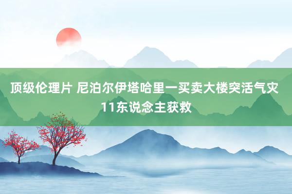 顶级伦理片 尼泊尔伊塔哈里一买卖大楼突活气灾 11东说念主获救