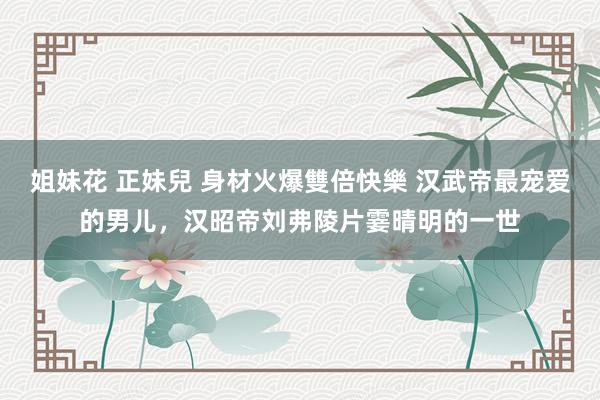 姐妹花 正妹兒 身材火爆雙倍快樂 汉武帝最宠爱的男儿，汉昭帝刘弗陵片霎晴明的一世
